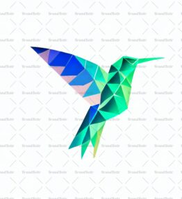 Geometrischer Kolibri